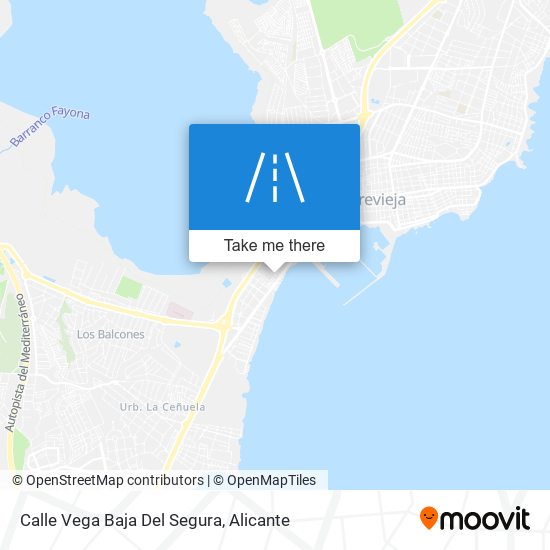 Calle Vega Baja Del Segura map