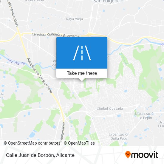 Calle Juan de Borbón map