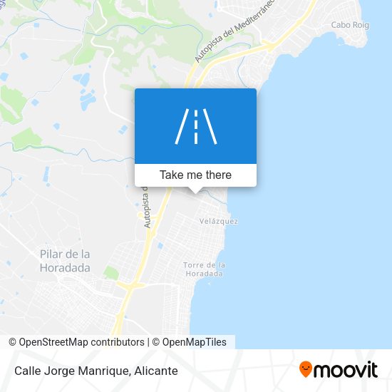 Calle Jorge Manrique map