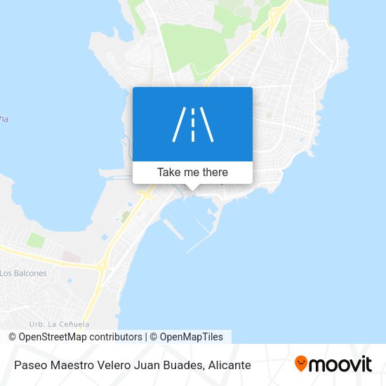 Paseo Maestro Velero Juan Buades map