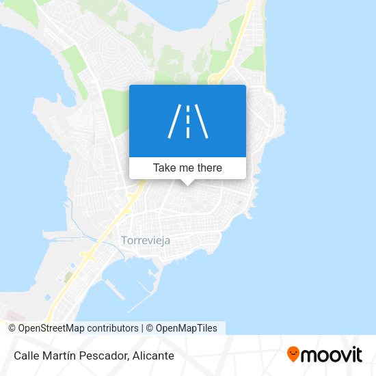 Calle Martín Pescador map
