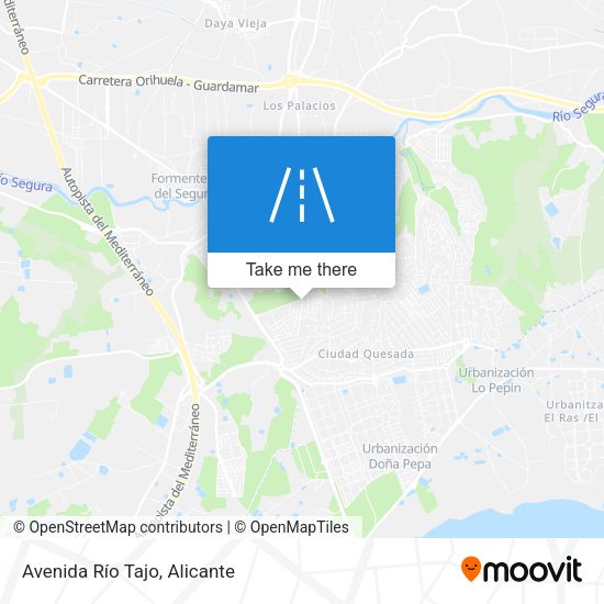 Avenida Río Tajo map