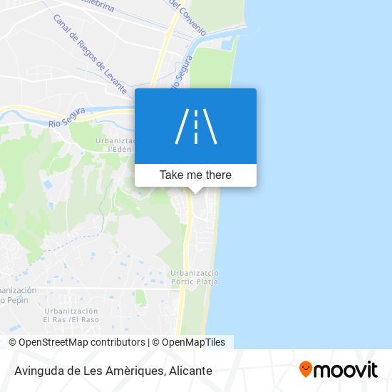 Avinguda de Les Amèriques map