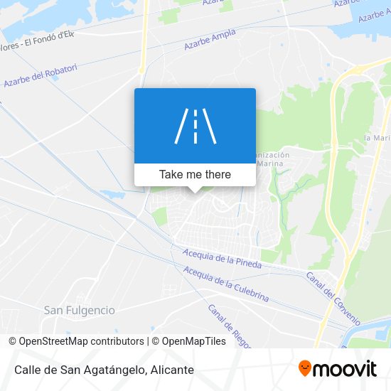 Calle de San Agatángelo map