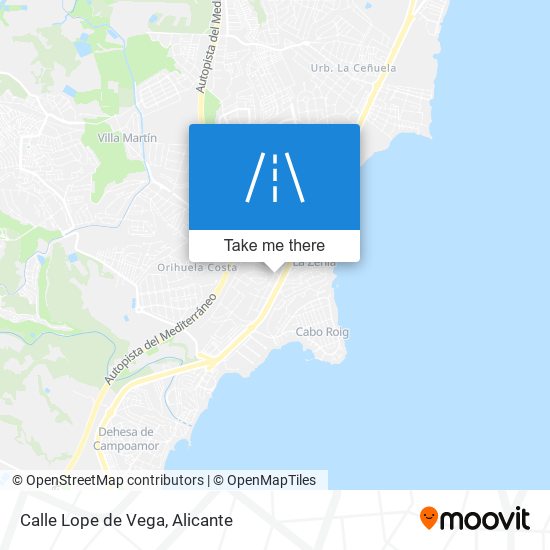 mapa Calle Lope de Vega