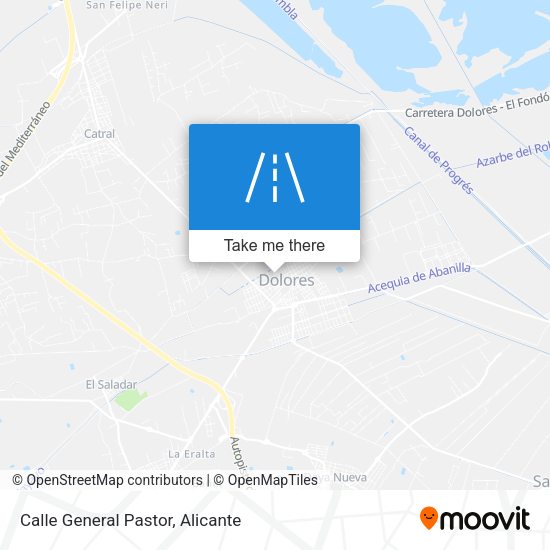Calle General Pastor map