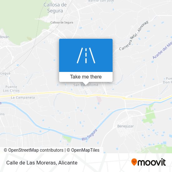 Calle de Las Moreras map