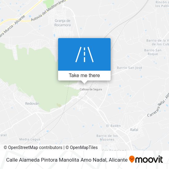 Calle Alameda Pintora Manolita Amo Nadal map