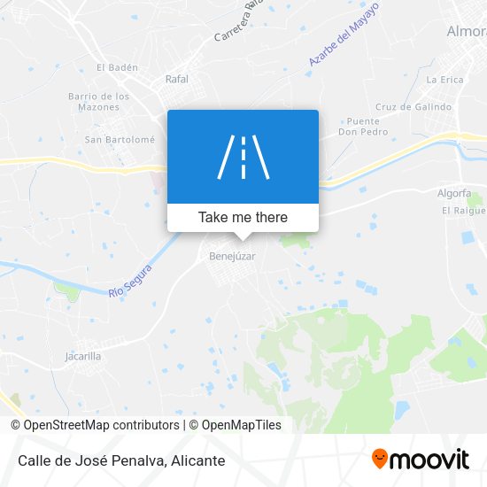 Calle de José Penalva map