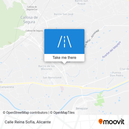 Calle Reina Sofía map