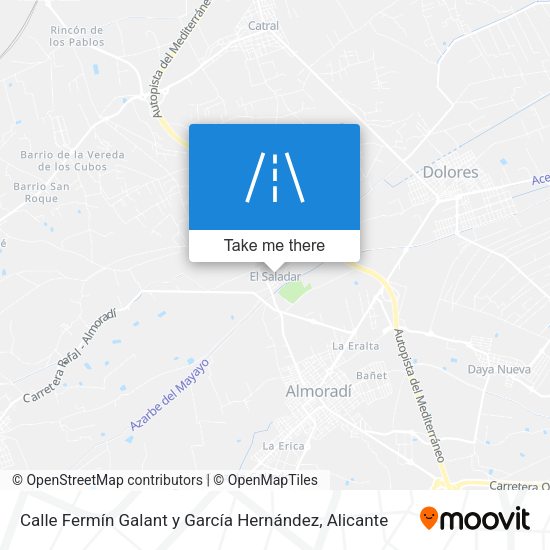 Calle Fermín Galant y García Hernández map