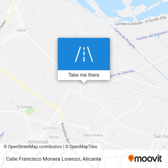 Calle Francisco Monera Lorenzo map