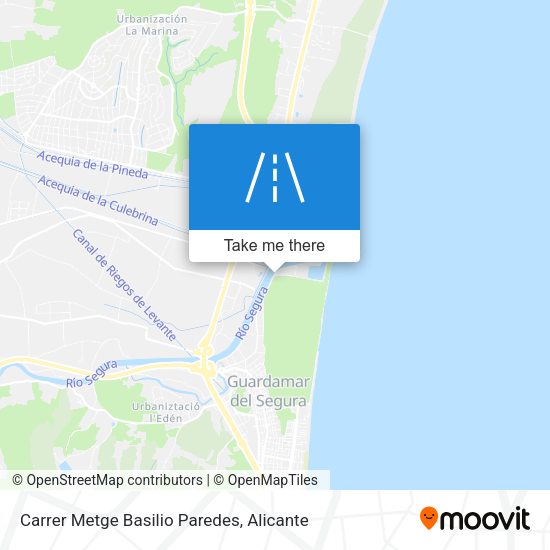 Carrer Metge Basilio Paredes map