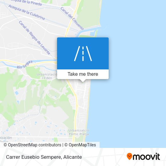Carrer Eusebio Sempere map