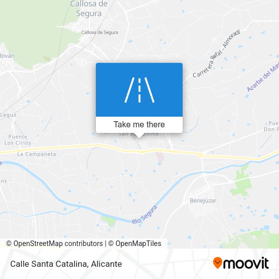 Calle Santa Catalina map