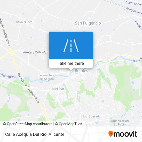 Calle Acequia Del Río map