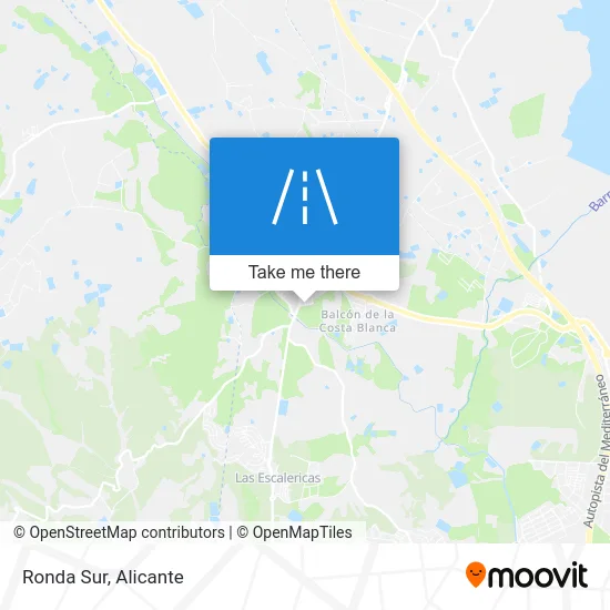 Ronda Sur map