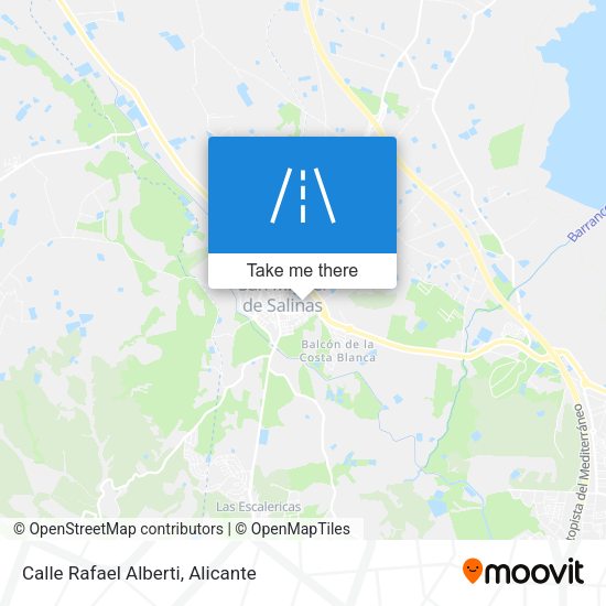 Calle Rafael Alberti map