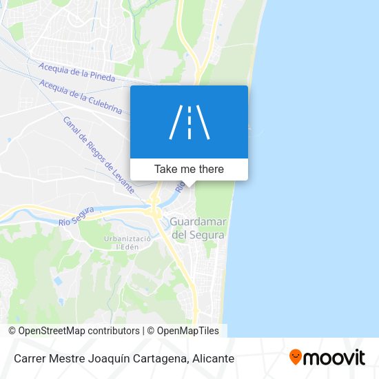 Carrer Mestre Joaquín Cartagena map