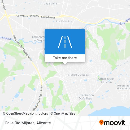 Calle Río Mijares map