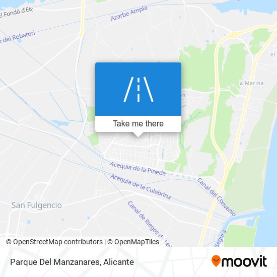 Parque Del Manzanares map