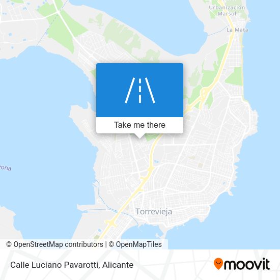 Calle Luciano Pavarotti map