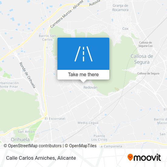 Calle Carlos Arniches map