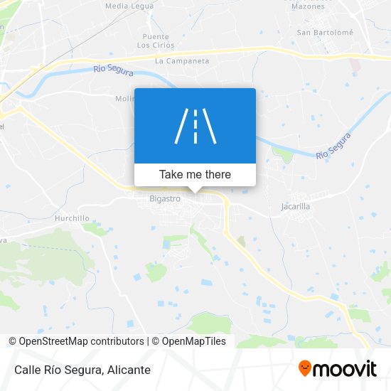 Calle Río Segura map