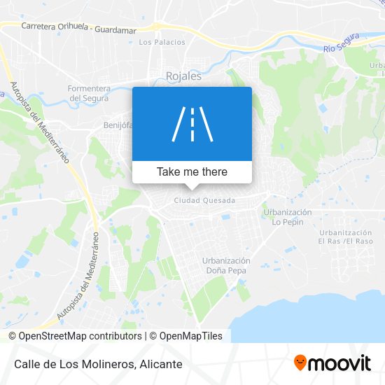 Calle de Los Molineros map