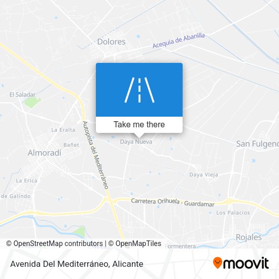 Avenida Del Mediterráneo map