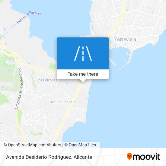 Avenida Desiderio Rodríguez map
