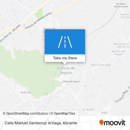 Calle Manuel Santacruz Artiaga map