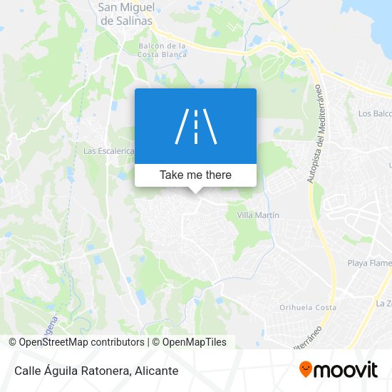Calle Águila Ratonera map