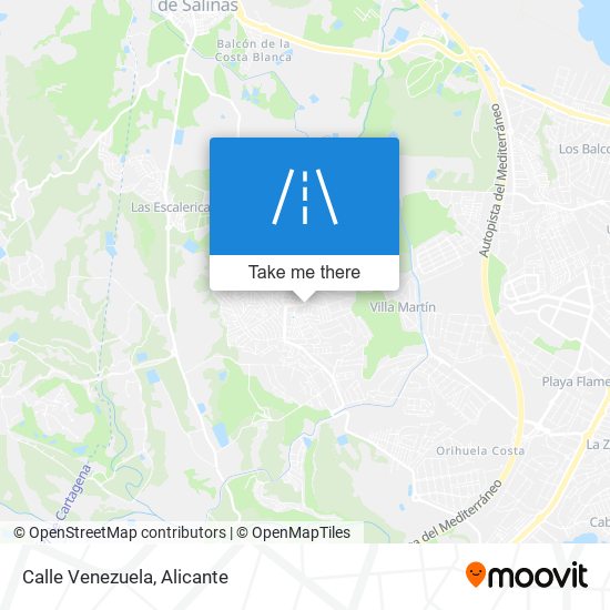 Calle Venezuela map