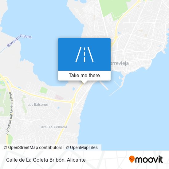Calle de La Goleta Bribón map