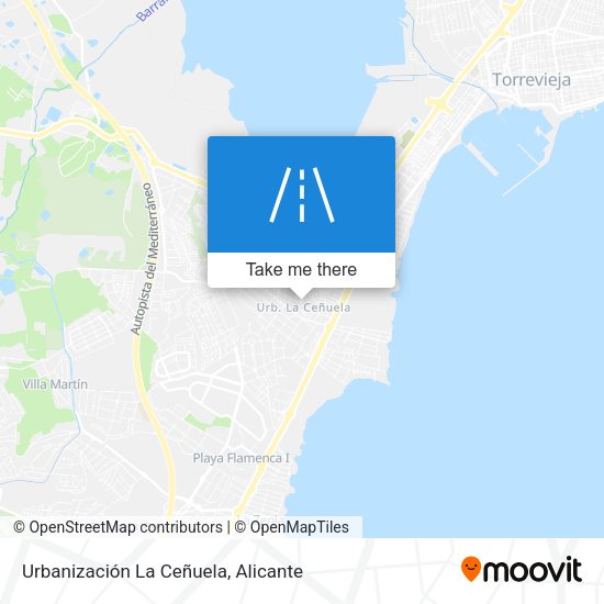 Urbanización La Ceñuela map