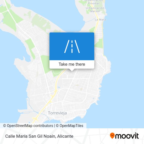 Calle María San Gil Noaín map