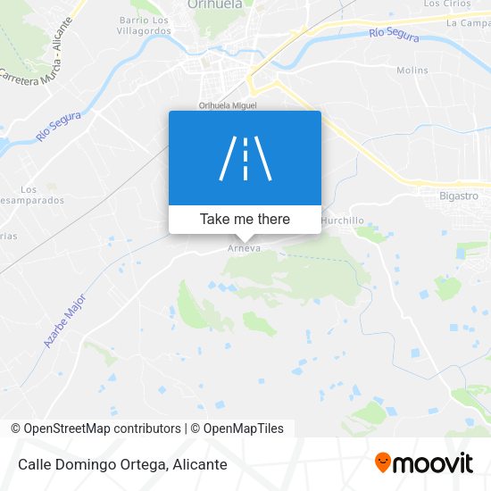 Calle Domingo Ortega map