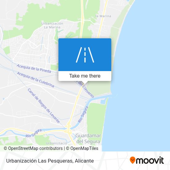 Urbanización Las Pesqueras map