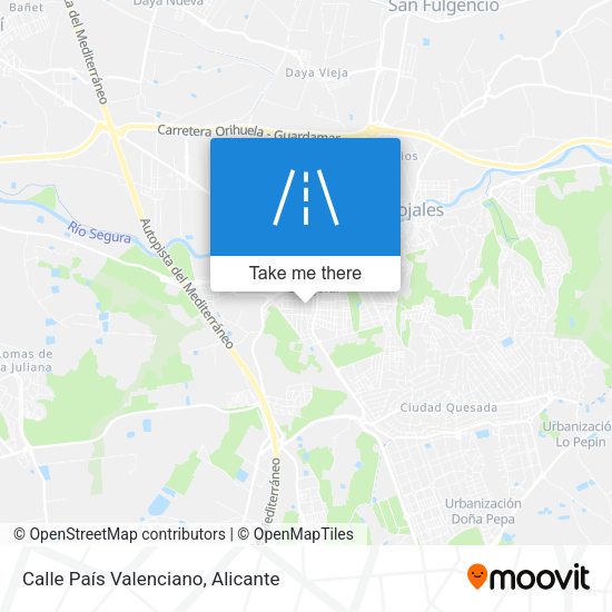 Calle País Valenciano map