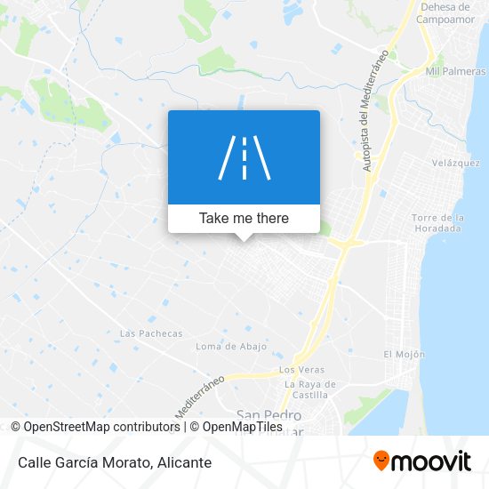 Calle García Morato map
