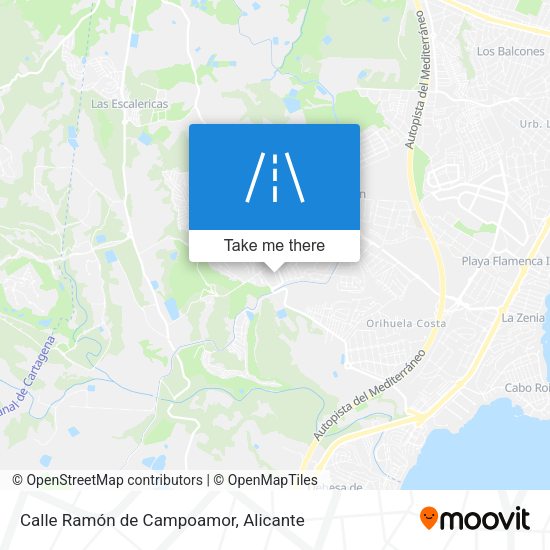 Calle Ramón de Campoamor map