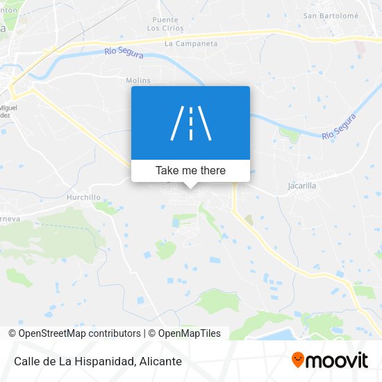 Calle de La Hispanidad map