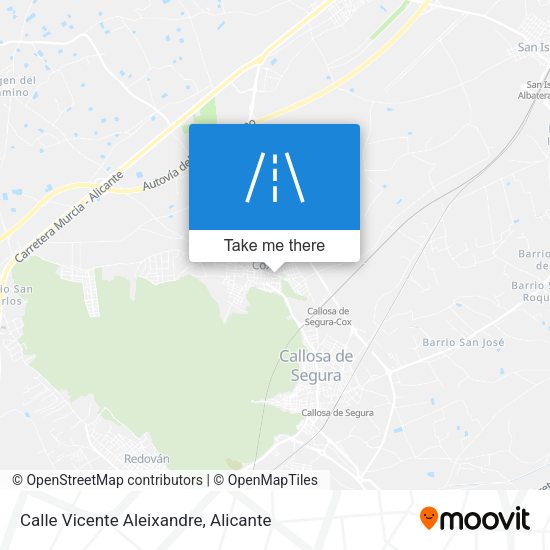 Calle Vicente Aleixandre map