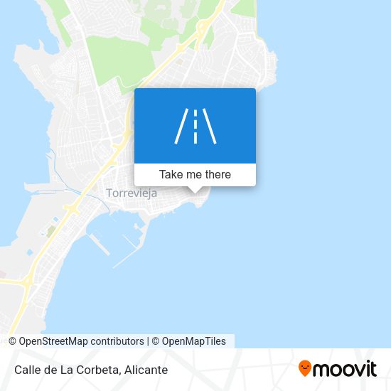 Calle de La Corbeta map
