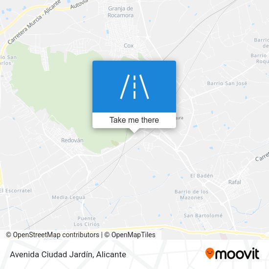 Avenida Ciudad Jardín map