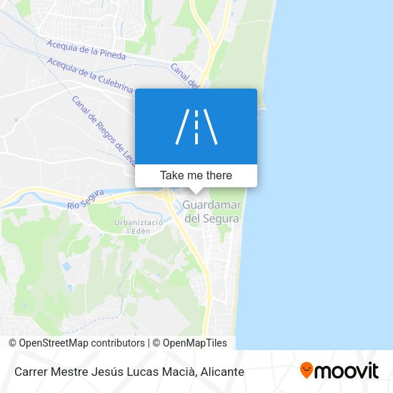Carrer Mestre Jesús Lucas Macià map