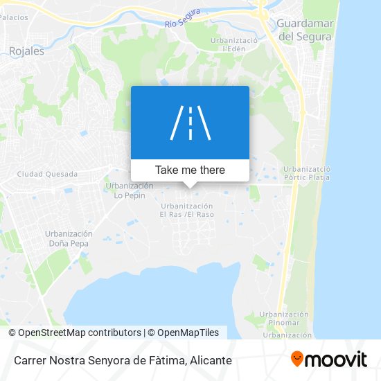 Carrer Nostra Senyora de Fàtima map