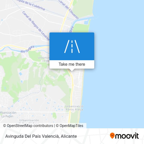 Avinguda Del País Valencià map