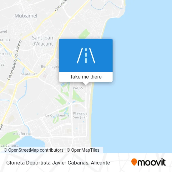 Glorieta Deportista Javier Cabanas map